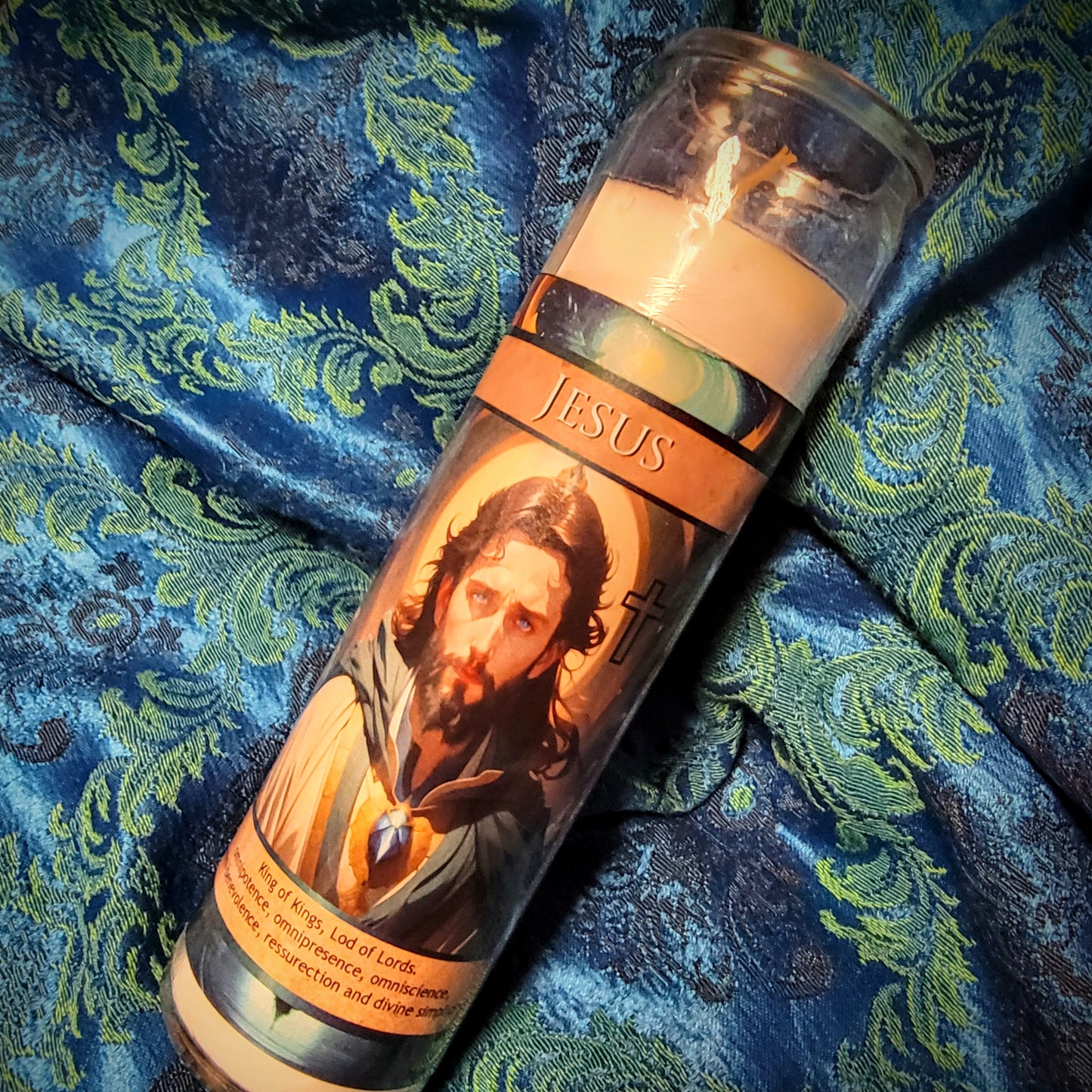 Christian Jesus Lightbringer Alter Candle (ascended master)