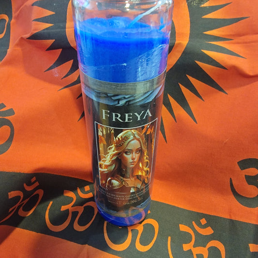 Norse Goddess Freya Alter Candle