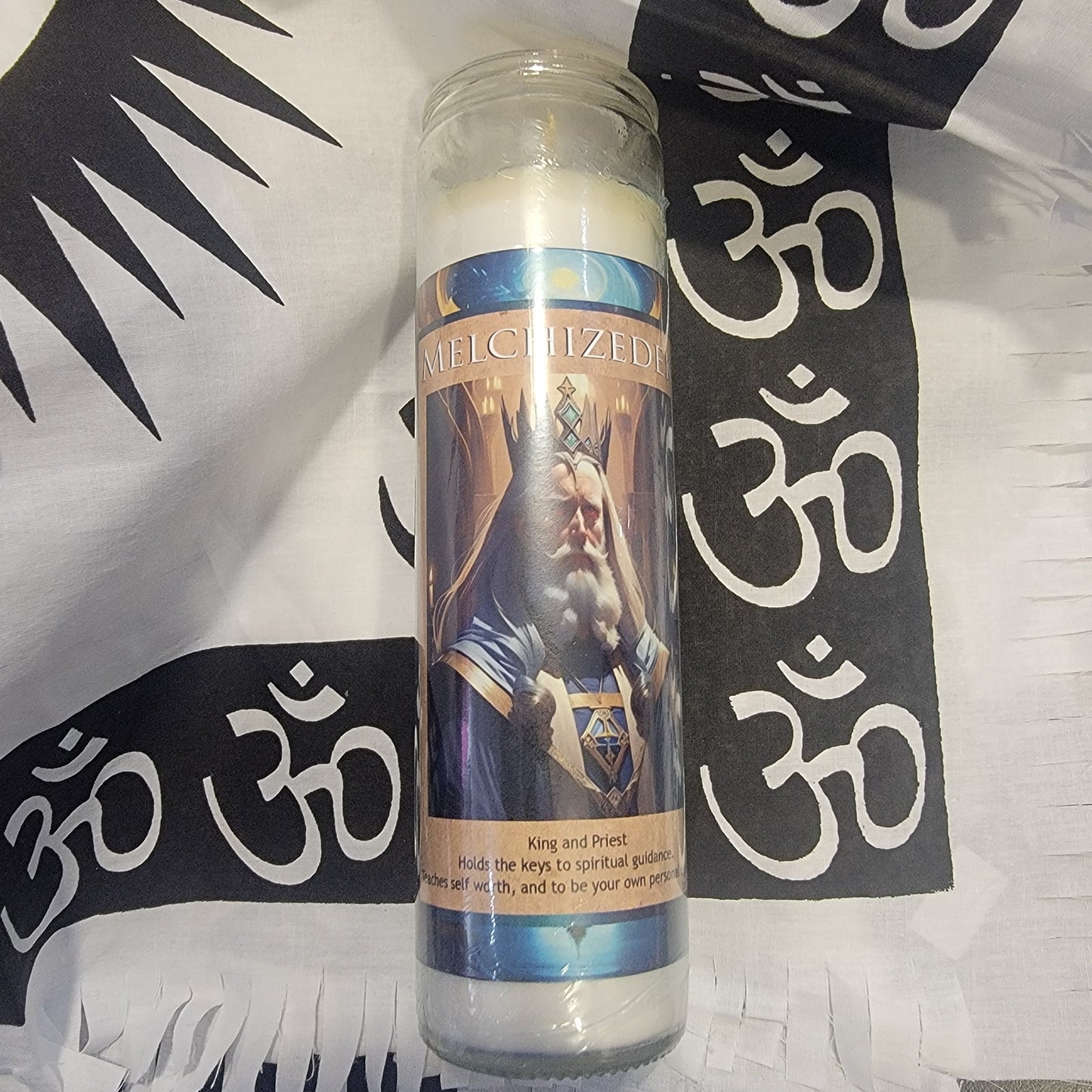 Christian Melchizedek Lightbringer Alter Candle (ascended master)