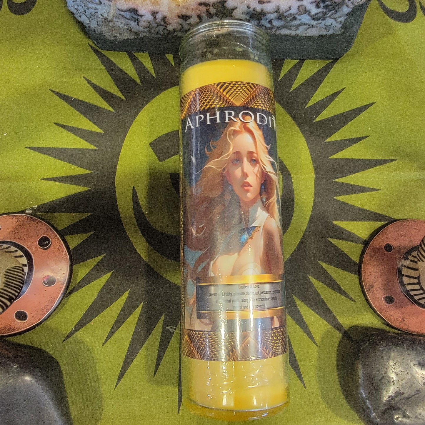 Greek Goddess Aphrodite Lightbringer Alter Candle