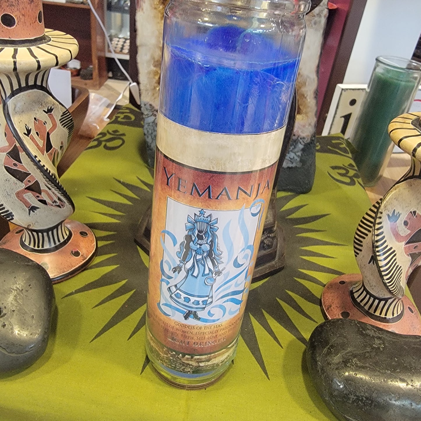 Orishas Yemanja Lightbringer Alter Candle