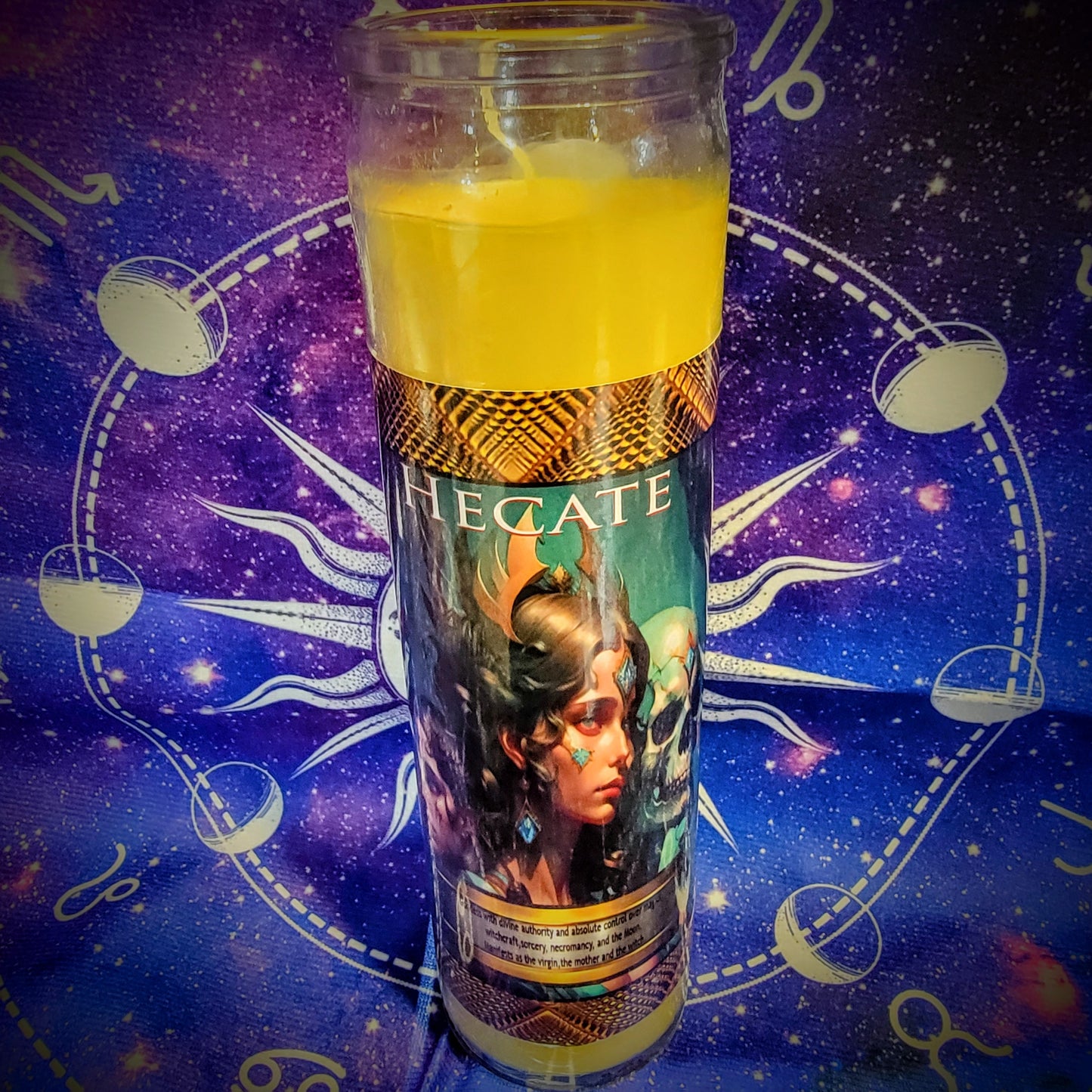 Greek Goddess Hecate Lightbringer Alter Candle