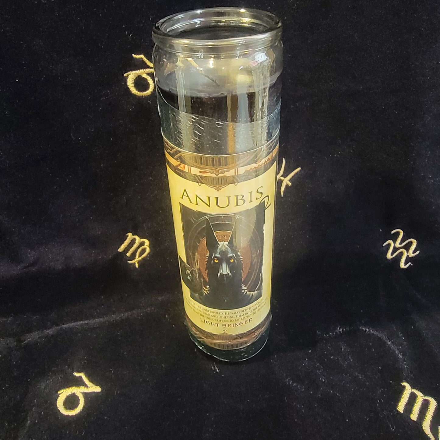 Egyptian Anubis Alter Candle