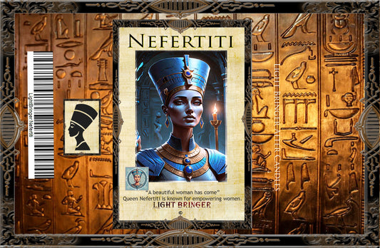 Egyptian Goddess Nefertiti Lightbringer Alter Candle