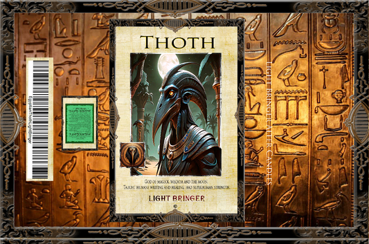 Egyptian Thoth Lightbringer Alter Candle