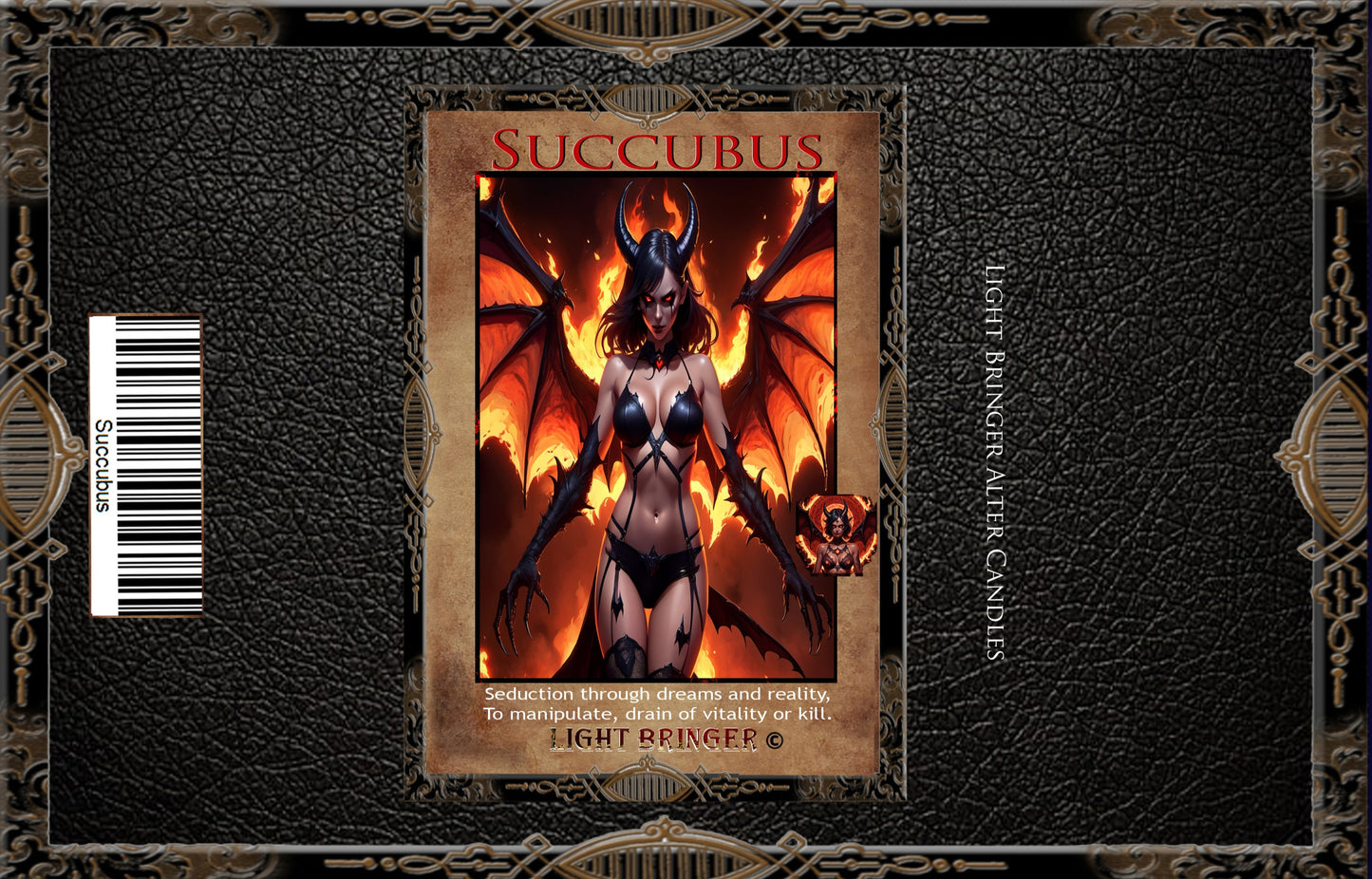 Fallen Angel Succubus Lightbringer Alter Candle