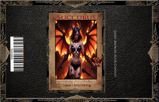 Fallen Angel Succubus Lightbringer Alter Candle