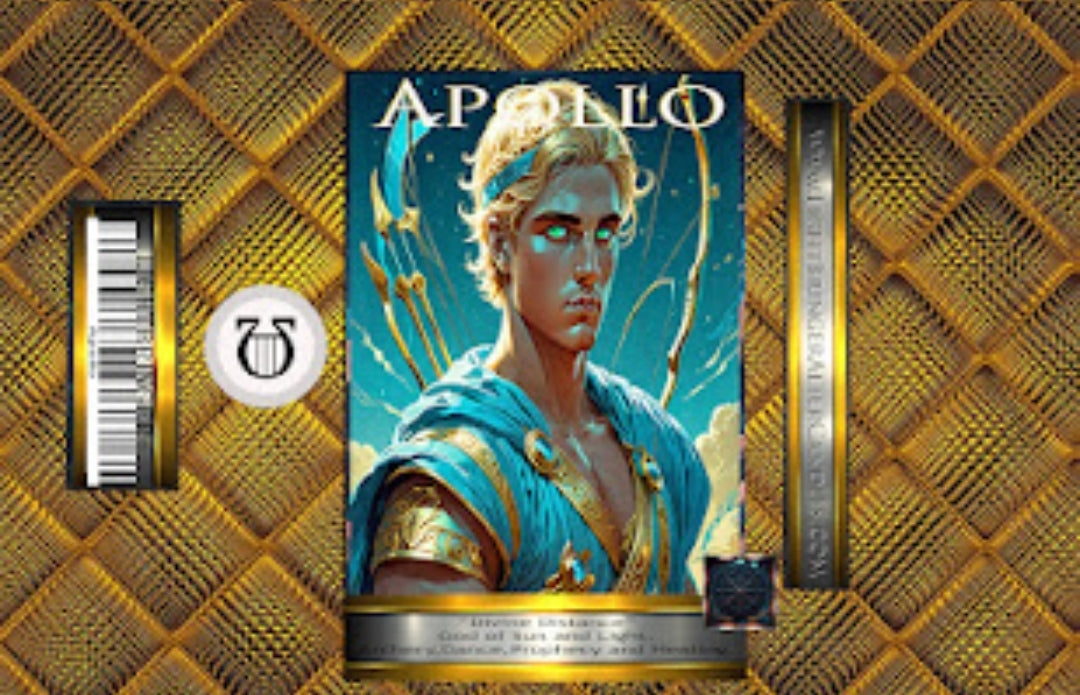 Greek God Apollo Lightbringer Altar Candle