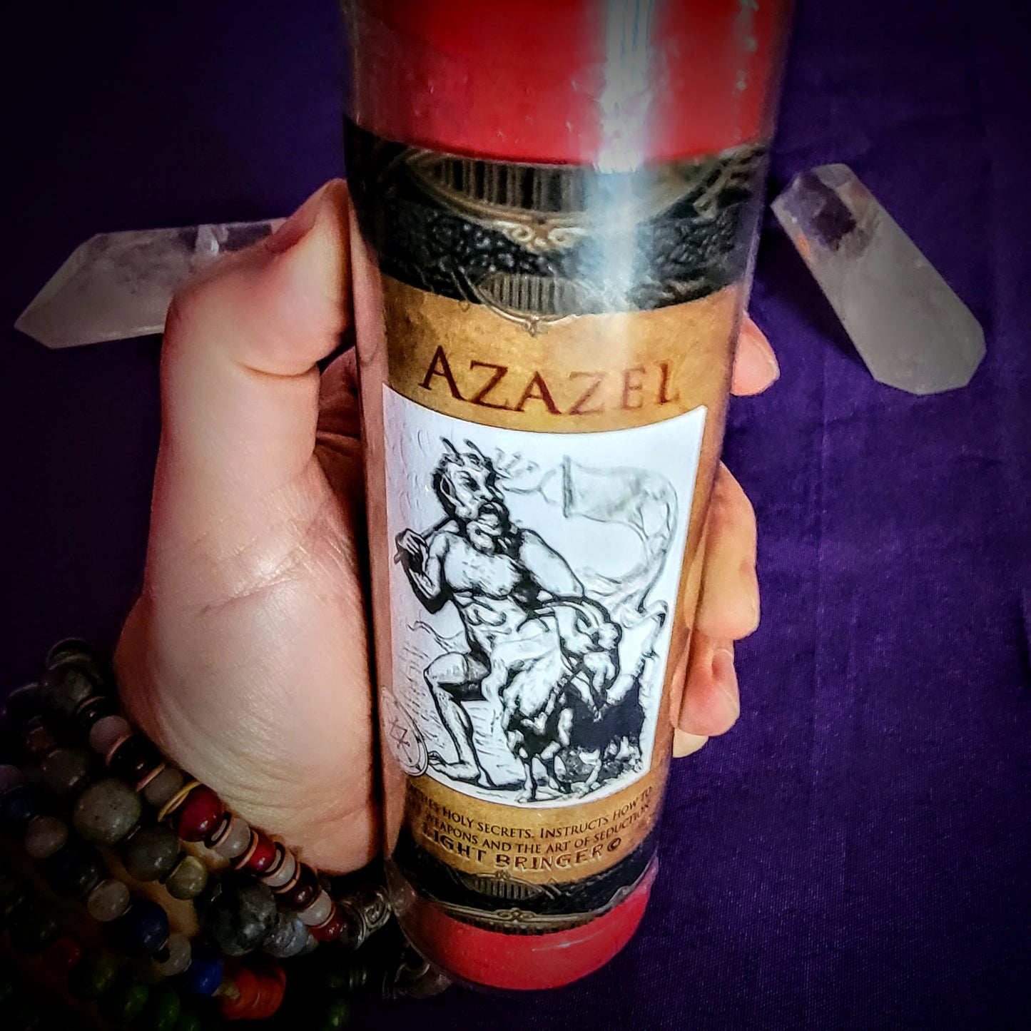 Fallen Angel Azazel Alter Candle