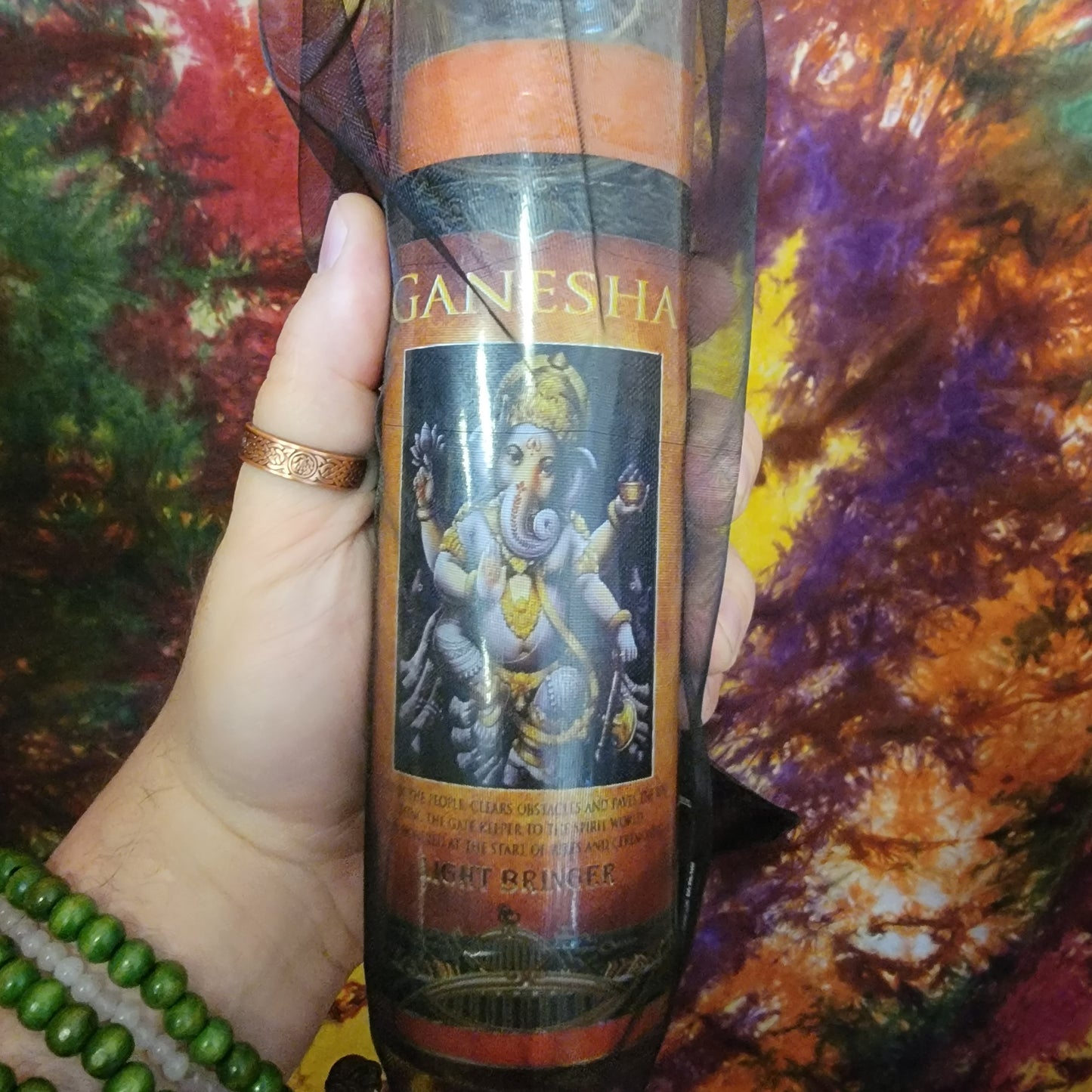 Hindu Ganesha Alter Candle