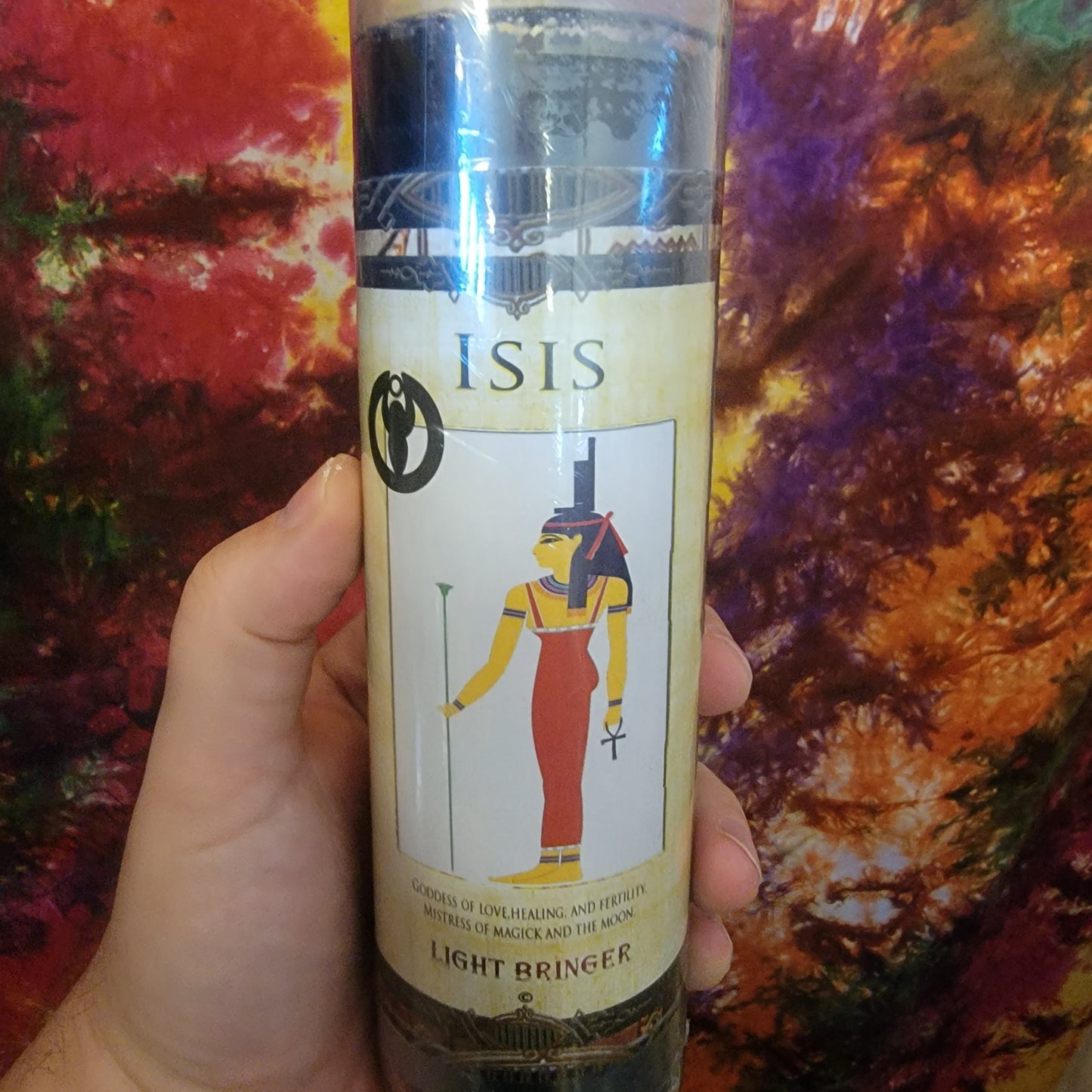 Egyptian Isis Alter Candle