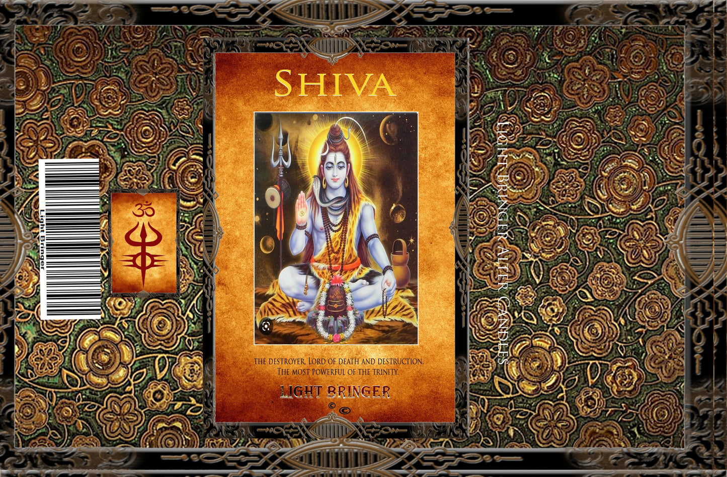 Hindu Shiva Alter Candle